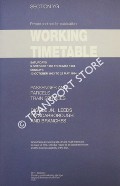 Book cover of Working Timetable of Passenger & Parcels train services - Section YG - Diggle Jn., Leeds to Scarborough and Branches - Saturdays 9 October 1993 to 28 May 1994; Sundays 10 October 1993 to 22 May 1994 by British Railways Regional Railways - North East